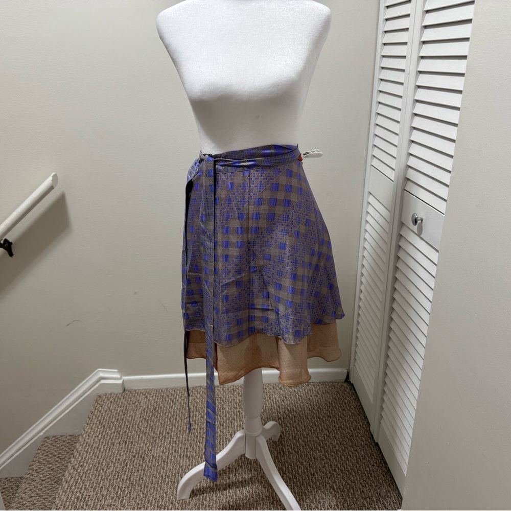Darn Good Yarn Sari Wrap Skirt
